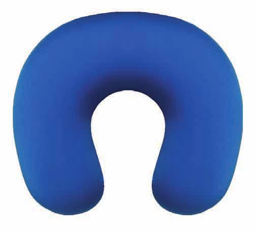 ACESSÓRIOS PARA CONFORTO Neck Pillow Pequeno Espuma com memória para maior conforto e sustentação da cervical. É ideal para uso em viagens. Capa em viscolycra, com zíper, removível e lavável.