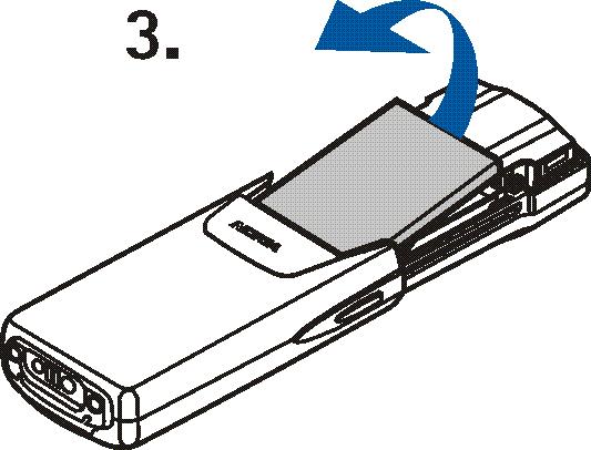 2. Com a parte posterior do telefone voltada para si, prima o botão de abertura com um instrumento adequado.