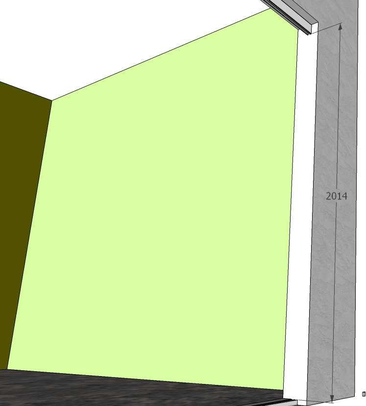 PASSO 6 Vamos medir os dois lados do vão para cortar o AL-45, que é o perfil que irá receber os vidros fixos, esta