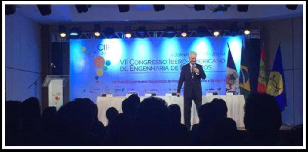 Outubro/2016 JOINVILLE: VII Congresso Ibero-Americano de Engenharia de Projetos em Joinville Realização: