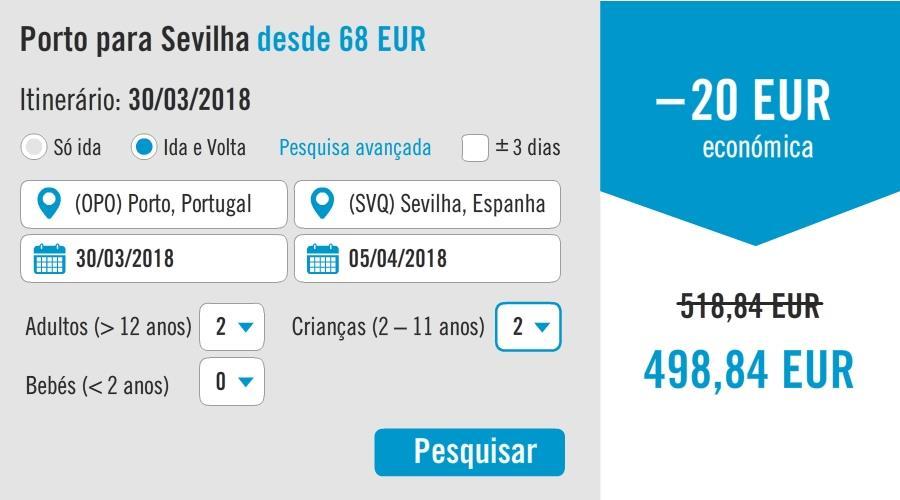 O pai da Rosa quis saber o preço do bilhete de avião de cada um dos filhos, mas não conseguiu selecionar os