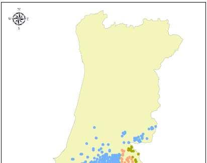 TIPOLOGIA DO MONTADO ÁREA PRODUÇÃO Montados de sobro da bacia Tejo- Sado 49% 53%