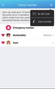 Adicionar um membro da família através de código QR 1. Toque em Eu no ecrã principal da aplicação. 2. Selecione um MOVETIME Family Watch. 3.