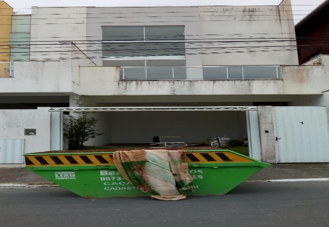 feito a varrição do imovel, porém teve áreas