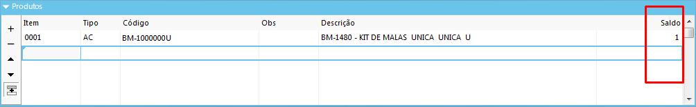 Em Vendas\Pedido de Venda, inclua o pedido digitando o código do produto kit.