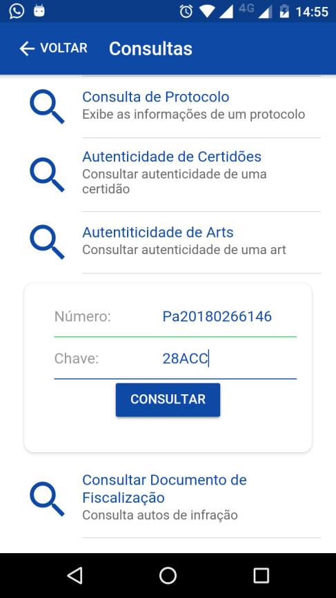 5.5 - Consultar Documento de Fiscalização