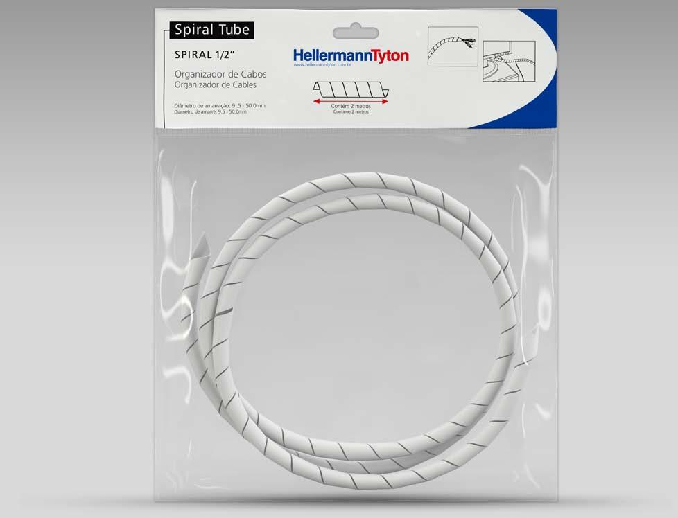 As embalagens de 2 metros são ideais para uso em pequena escala como, por exemplo, em escritórios e residências, para a organização de cabos de computadores e demais equipamentos eletrônicos em geral.