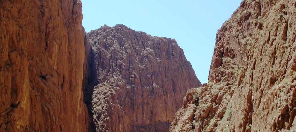 6ª Etapa Merzouga Boulmane Dadés - Skoura 373 Kms - Após o café da manhã, continuação do roteiro até Boulmane