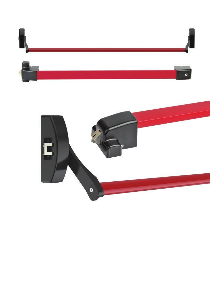 SISTEMAS ANTIPÂNICO push bar systems. sistemas antipánico.