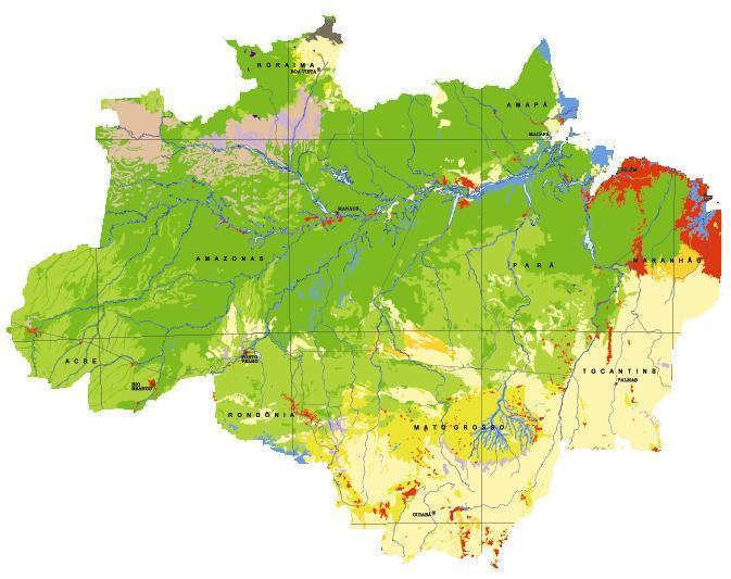 AMAZÔNIA LEGAL Cobertura