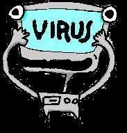 Um vírus normalmente é um programa parasita que é capaz de se prender a arquivos ou discos e se reproduz