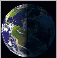 5) O Planeta Terra realiza dois movimentos em torno do Sol, dando origem ao dia e a noite e ao período de um ano solar.