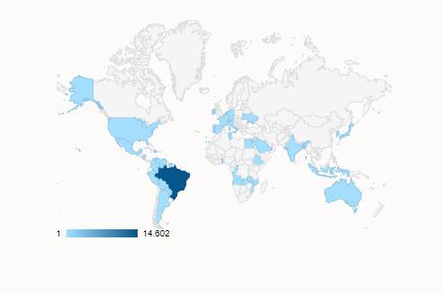 Facebook está no Brasil. 2º 14.704 Fãs 13.