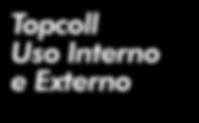 Topcoll Uso Interno e Externo Argamassa para sobreposição de pisos, azulejos, porcelanatos, grandes formatos*, pedras naturais, ardósia e superfícies metálicas. Secagem rápida em 3 horas.