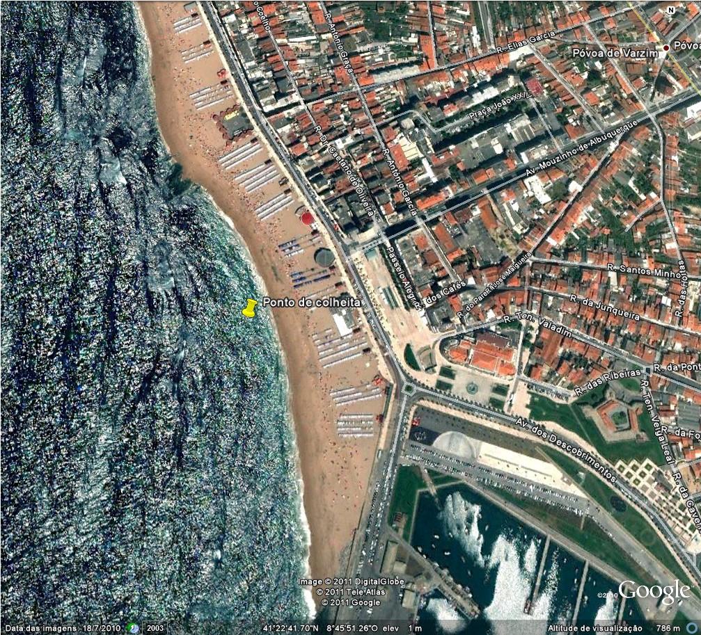 Bacia Hidrográfica: Nome da massa de Água: Código da massa de Água: Póvoa de Varzim Póvoa de Varzim Porto Portugal Ave CWB-I-1B