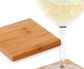 Conjunto para vinho. Bambu.