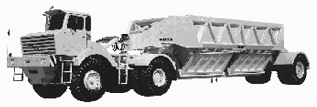 Transporte Vagões São equipamentos com basculamento de fundo, de grande capacidade, utilizados para transporte de materiais terrosos, podendo ser operados com altas velocidades.