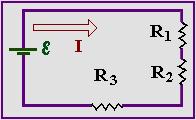Resistência em Série A corrente é a mesma para todos os elementos do circuito: A queda de tensão ao longo do
