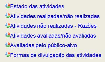 A Coordenadora de Projetos elabora dois relatórios globais de todas as atividades