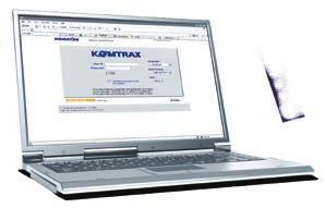 KOMTRAX Mais produtividade KOMTRAX é a mais recente tecnologia de monitorização sem fios.