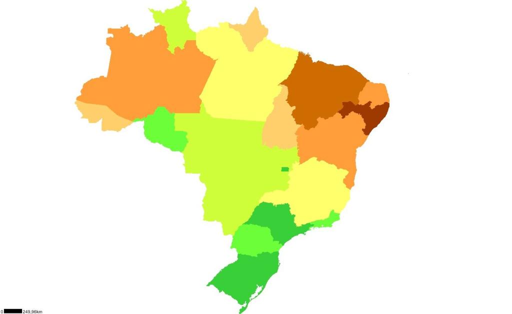 Rondônia 1.373 Acre 963 Perfil da renda familiar rural por região -II Amazonas 950 Roraima 1.253 Pará 1.077 Amapá 1.044 Tocantins 1.