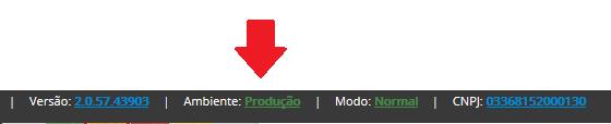 No canto inferior direito, troque o ambiente para Produção. Na aba Autenticação da Prefeitura, preencha os campos de login e senha de acordo com o fornecido pela prefeitura.