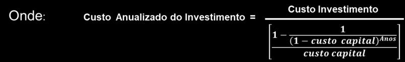 3 CUSTOS DE INVESTIMENTO E OPERAÇÃO CAPEX E OPEX Como visto no capítulo anterior, o custo nivelado da energia (LCOE) é uma medida tradicional para comparação de tecnologias, e será usado para o