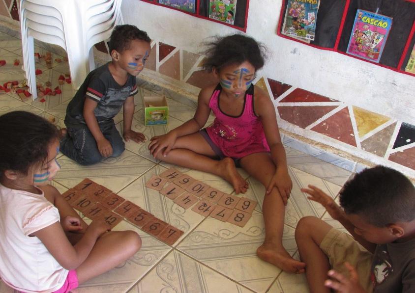 Williana tem aprendido bastante com o jogo Rapidinho.