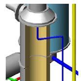 Diagrama da configuração atual Saída de gás Termopar Ciclone Isolante Entrada de água de