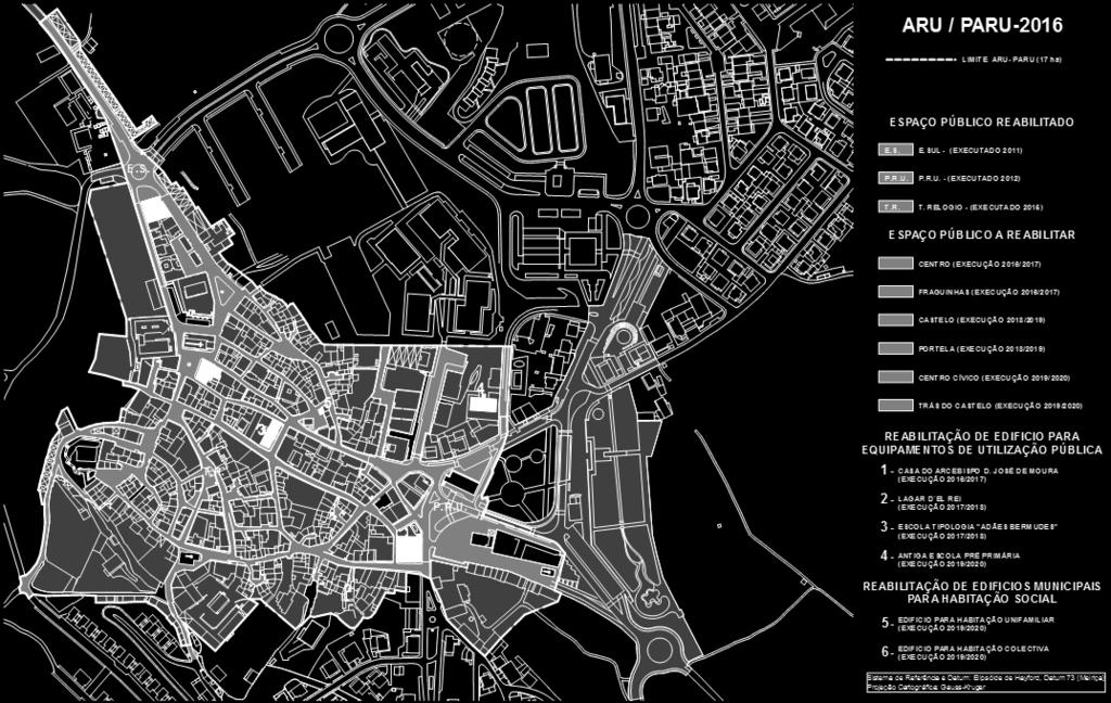 LOCAL DE INCIDÊNCIA/PRIORIDADE DE INVESTIMENTO Plano de ação de regeneração Urbana PARU de acordo com a medida prioritária de investimento 6.