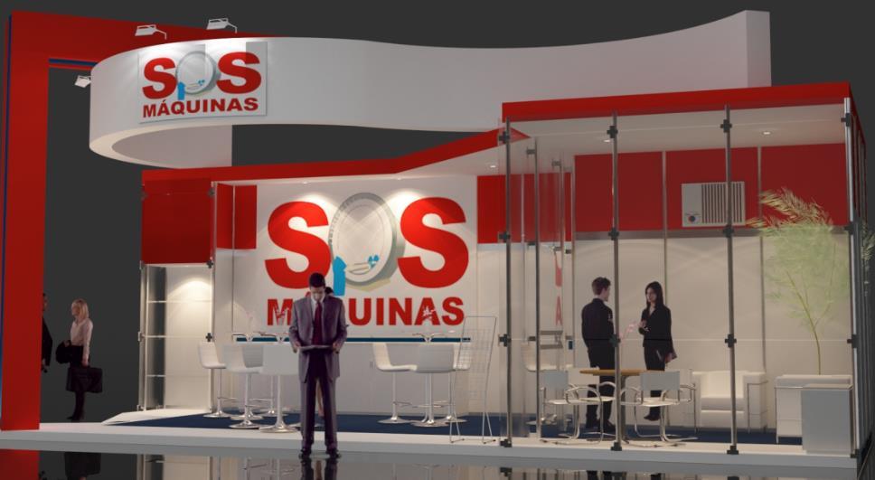 PARTICIPAÇÃO EM EVENTOS A presença da SOS MÁQUINAS é garantida em feira de eventos e negócios.