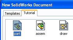 Documentos Modelo (templates) Os documentos modelo controlam as unidades (units), a grelha (grid), o texto (text), e outros parâmetros para o novo modelo.