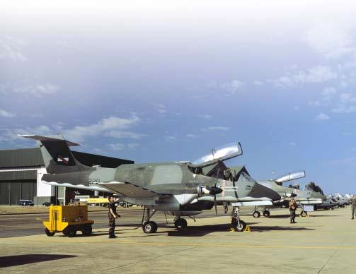 um Cessna A-37B Dragonfly em Porto Velho (RO), no dia 20 de agosto, durante a decolagem para o traslado a Anápolis, vitimando os pilotos Concicleres Munõz e Michael Eduardo Queiroz Flesqe, fez que