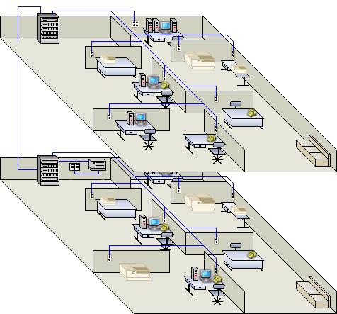 Sala de Equipamentos Acomoda os ativos e suas interligações com sistemas externos, podendo ser uma sala específica ou um rack.