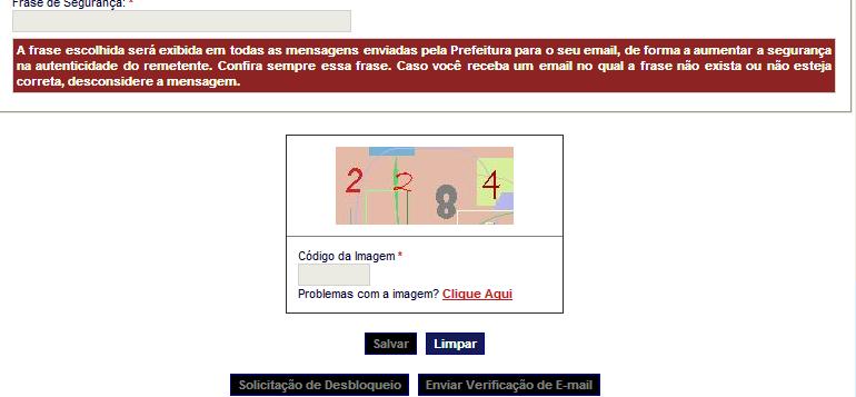 cadastradas no Portal do Contribuinte. A empresa poderá cadastrar quantas pessoas forem necessárias para terem acesso a sua área restrita.