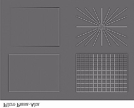 Aplicando um filtro de mediana 3 x 3 esta suposição é confirmada exceto nos pixels: (,) em vez de (,7) em vez de (7,) em vez de (7,7) em vez de (,) em vez de Aplicando um filtro de mediana 3 x