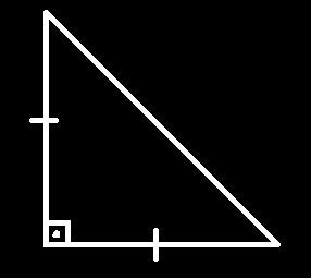 QUEST 32 DETERMINE a correspondência entre as figuras e seu tipo: a) ( ) Triângulo retângulo e isósceles.