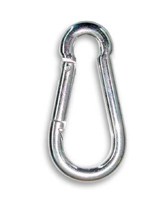 mosquetão galvanizado snap hook galvanized 3 40x4mm-00pcs 74055 0 50x5mm-00pcs 74056 0 60x6mm-00pcs