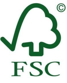 Responsabilidade Social - Respeito ao Meio Ambiente Madeira de reflorestamento: Em toda a construção e também nas portas, com selo FSC (Forest Stewardship Council) Tintas com baixo VOC (Compostos