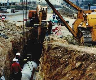 RIBEIRA DE ODIVELAS (1ª FASE) main sewage carrying pipeline of the rio da costa e