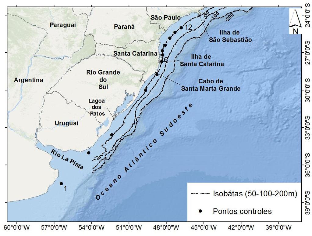 majoritariamente na primavera e verão com vento predominante de nordeste, tornam as águas mais produtivas com a ocorrência de blooms de curta duração e baixa intensidade, porém de grande importância