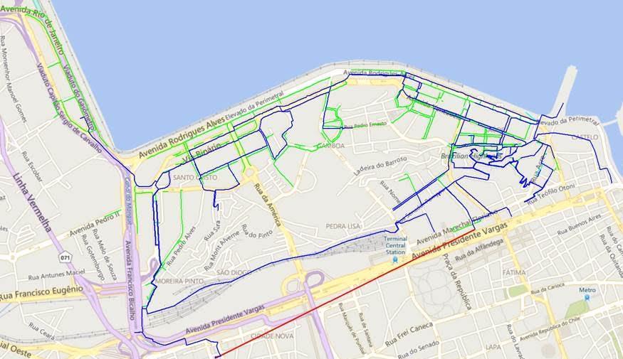 FIBRA ÓTICA Rede de dutos = 42 Km Rede de