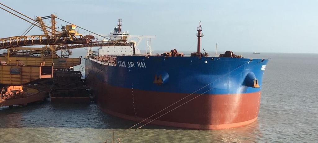 PDM, Pier I Vessel: Vale Brasil (current name Ore