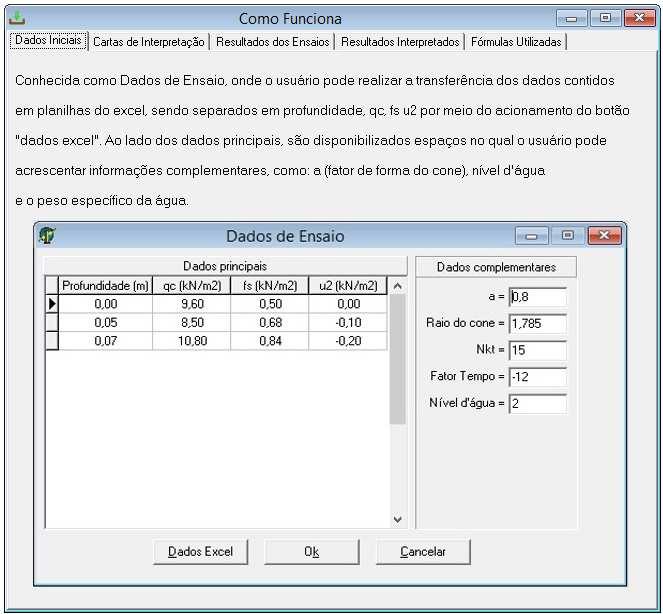 4.1.6 A Opção "Mais" A opção intitulada de mais, ao ser acionada apresenta três opções, sendo elas: Como Funciona, Fórmulas utilizadas e Legenda Tipo de Solo.