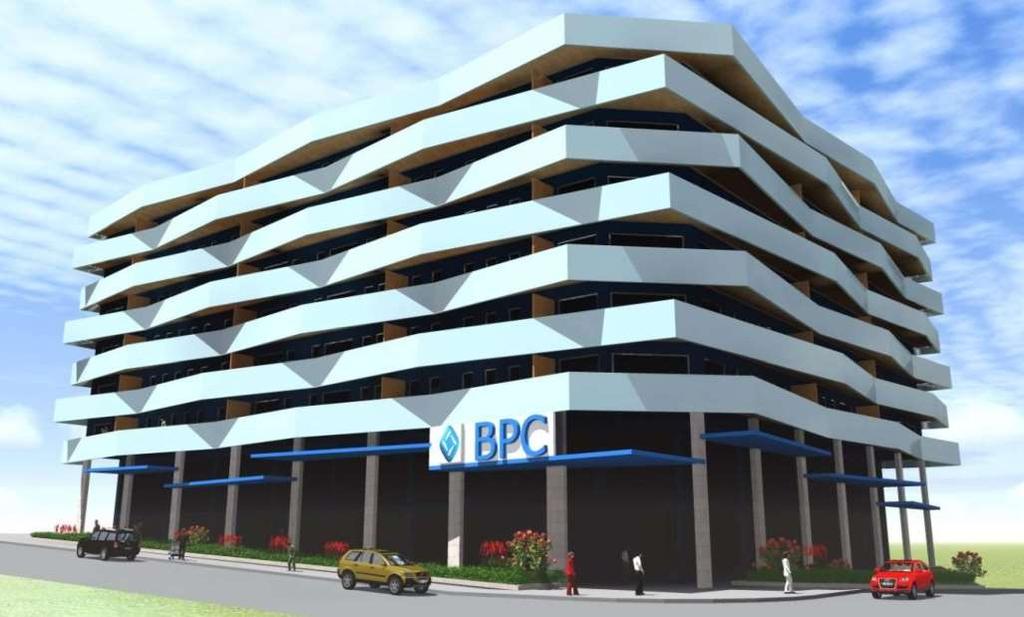 Edifício BPC Banco Poupança e Crédito em Namibe, ANGOLA BPC Banco Poupança e Crédito de Angola Bâtiment BPC - Banque Poupança e Crédito à Namibe