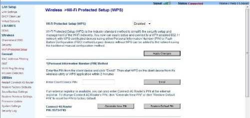 Rede Sem FIo * Canal e SSID * Segurança Rede Sem Fio * Configuração de WPS Canal e SSID - a tela mostrará as