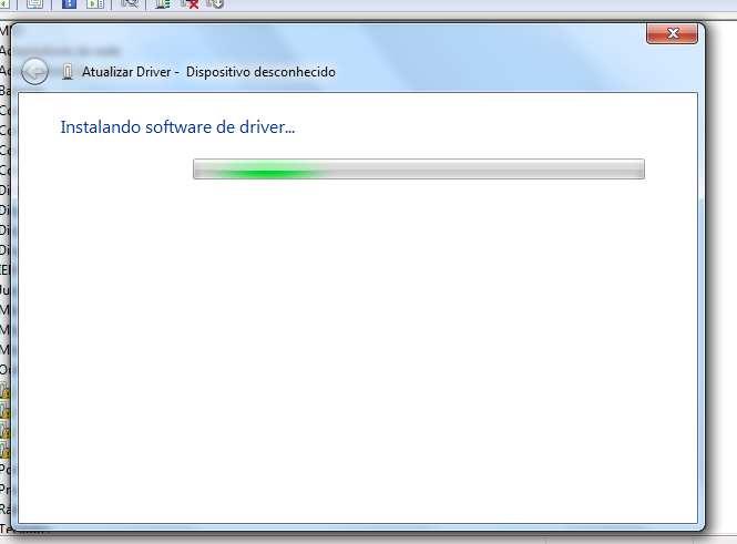 O driver será instalado e as janelas da figura 24 serão mostradas. Figura 24 Driver instalado de forma adequada.