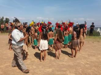 Durante os três dias da atividade, os Kaingang realizaram rituais, danças, cantos e rezas tradicionais, com a finalidade de fortalecer sua resistência e sua coesão frente aos ataques contra seus