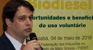 OPORTUNIDADES Pedro Granja, presidente da Câmara Setorial da Cadeia Produtiva de Oleaginosas e Biodiesel; e vice-presidente da Ubrabio A utilização do biodiesel voluntário é uma alternativa