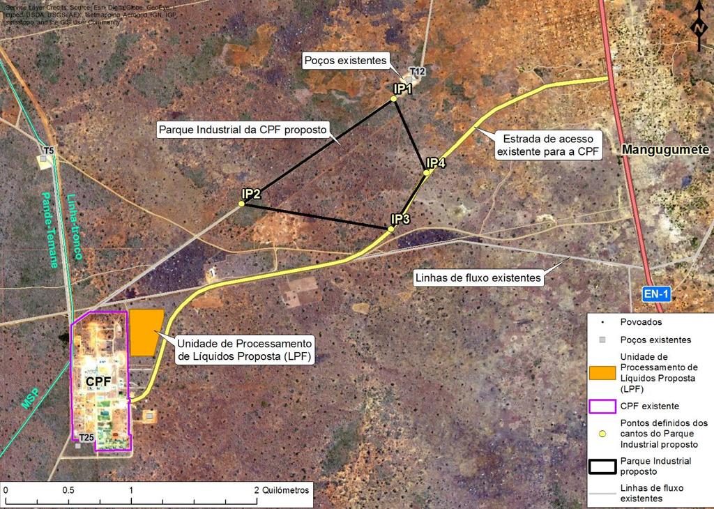 localidade de Mangugumete (Figura NTS-2). Através deste projecto a Sasol tem como objectivo adicional capacitar e apoiar a produção e aquisições a nível local.